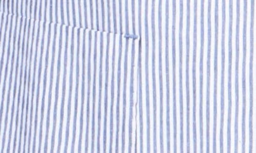 Tailorbyrd Seersucker Stripe Sport Coat In Navy