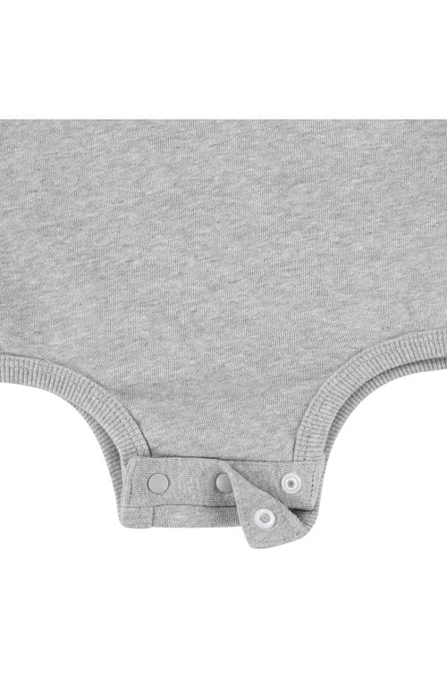 Nike Crewneck Bodysuit In Gray