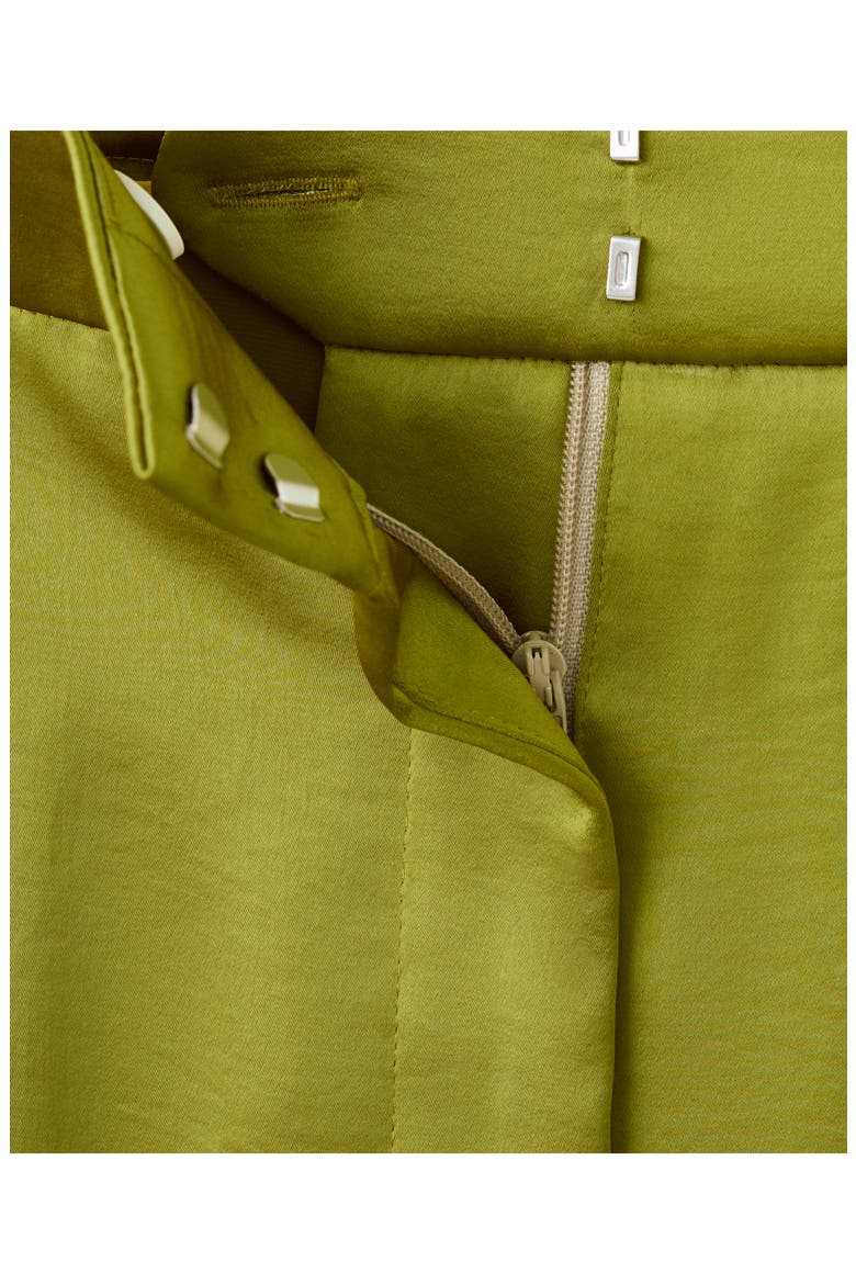 Sunset Hammered Satin Pants, Alternate, color, YELLOW