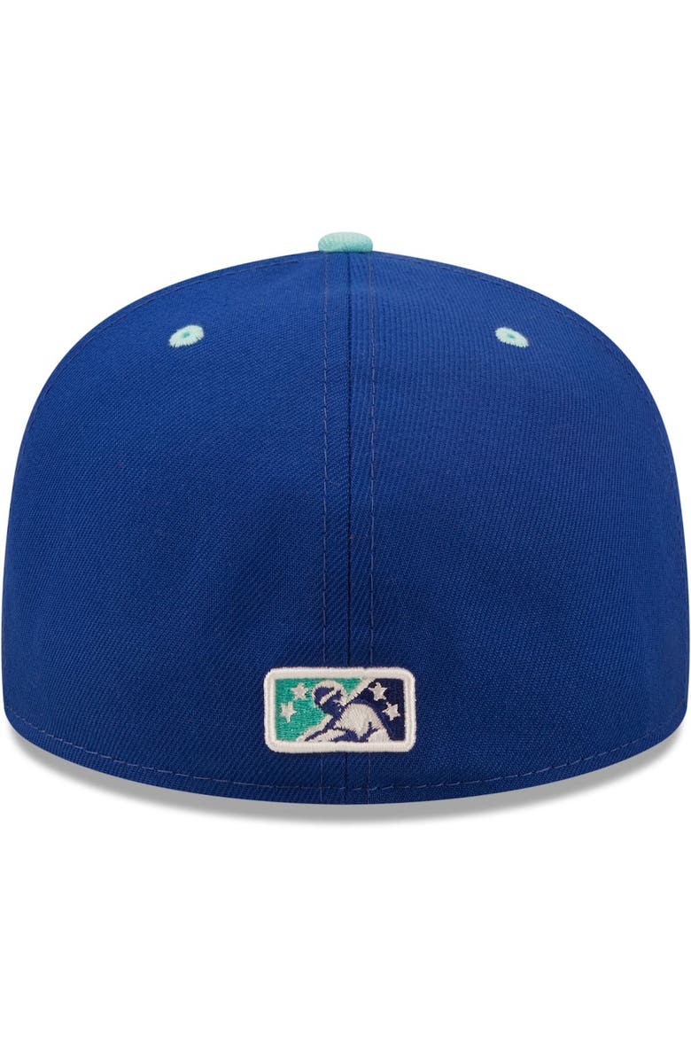 New Era Men's New Era Blue/Mint Soñadores de Hillsboro Copa De La Diversion 59FIFTY Fitted Hat, Alternate, color, Blue