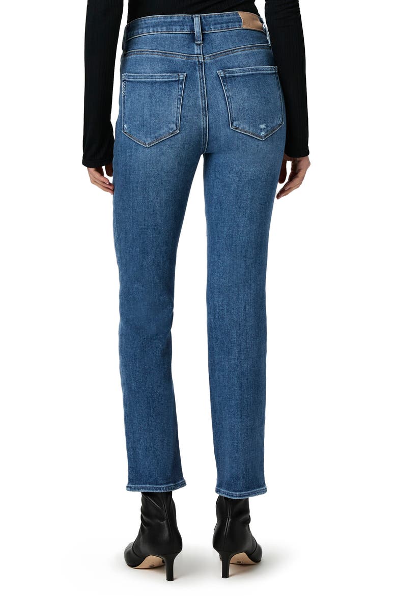 Cindy Straight Leg Jeans, Alternate, color, OLIVIN DISTRESSED