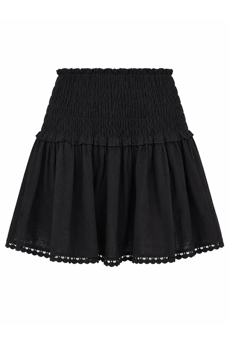 Muscha Mini Skirt, Main, color, Black