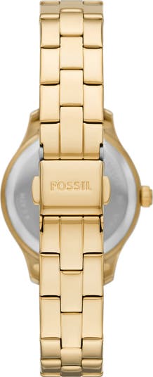 Brynn Three-Hand Stainless Steel Bracelet Watch, 30mm