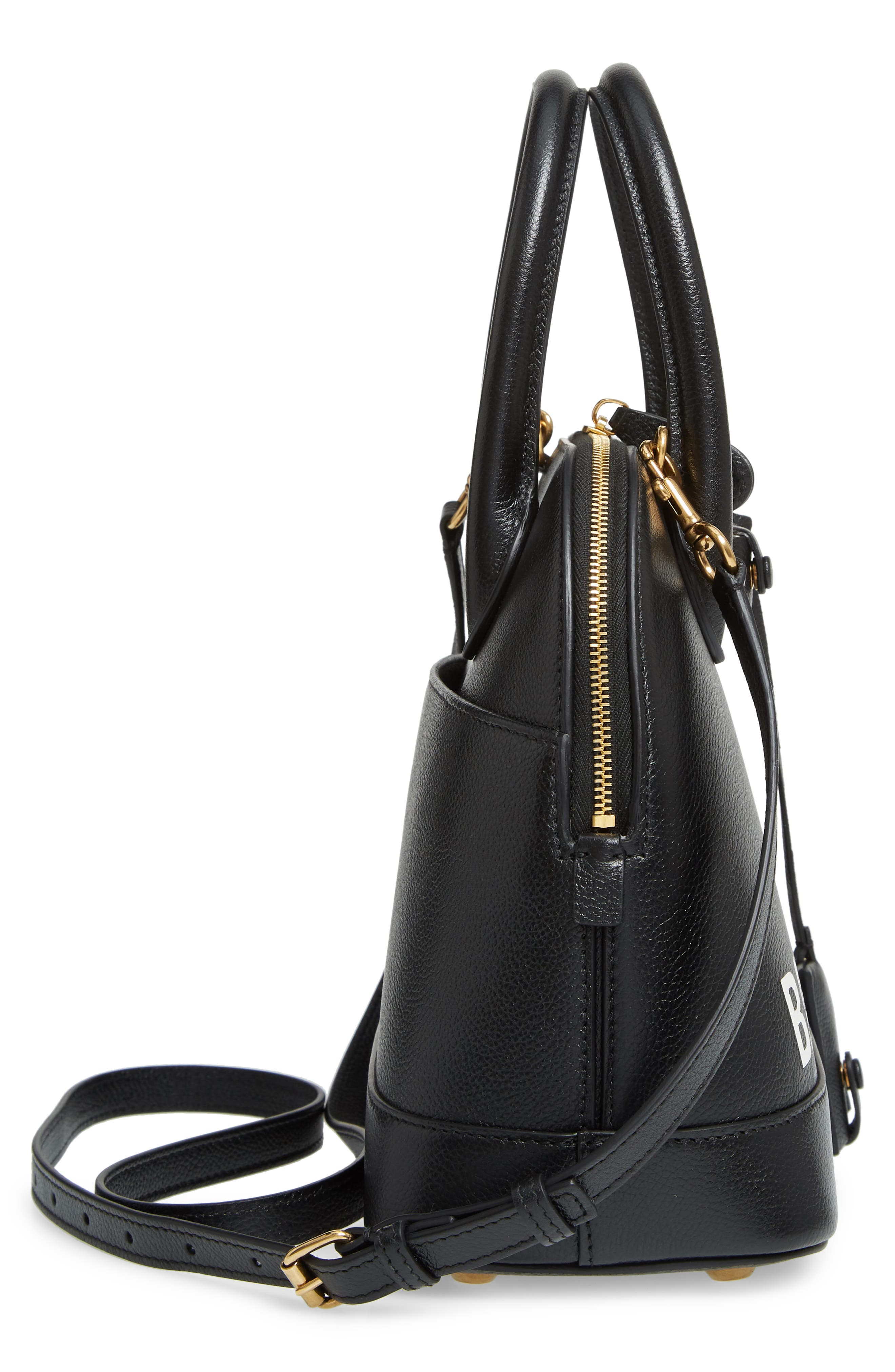 Balenciaga Small Ville Leather Satchel, Alternate, color, 