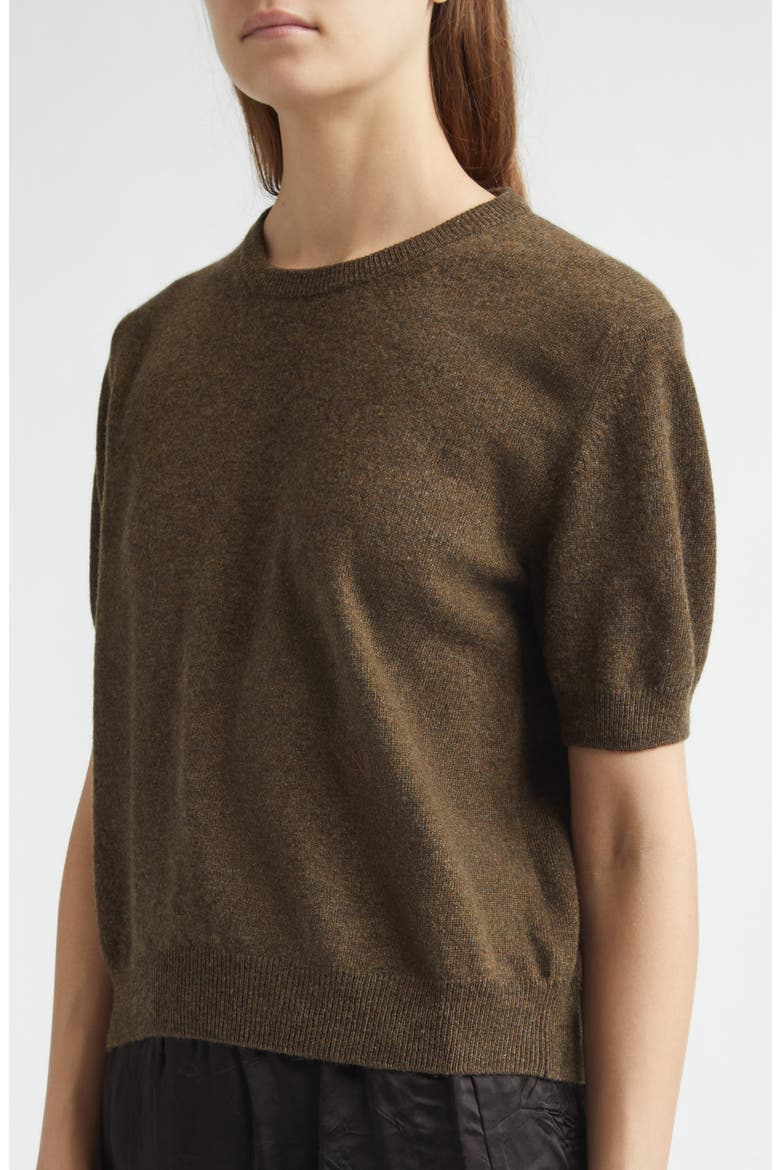Short Sleeve Cashmere Sweater, Alternate, color, CASTAGNA CASTAGNA