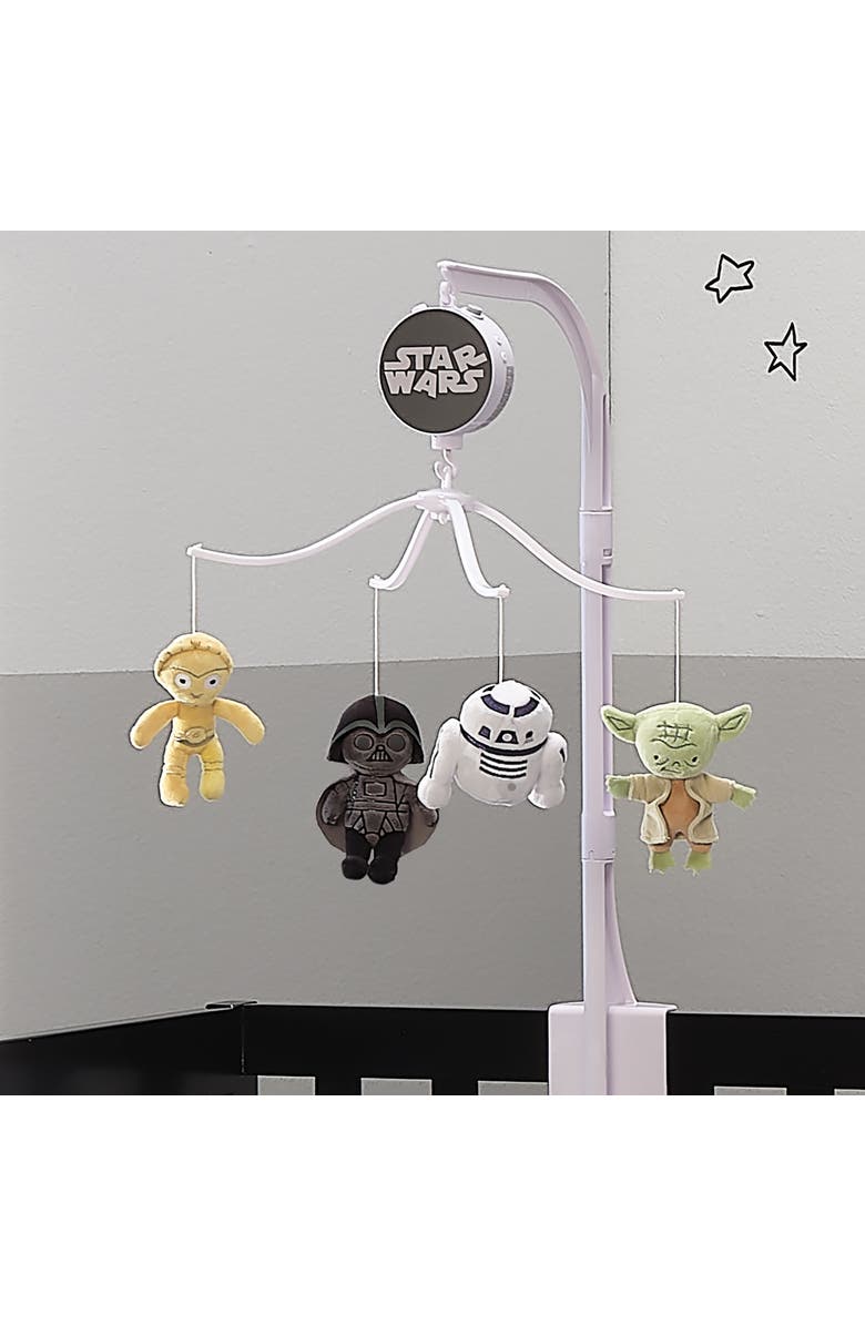 Lambs & Ivy Star Wars Classic Musical Baby Crib Mobile Soother Toy, Alternate, color, Multicolor