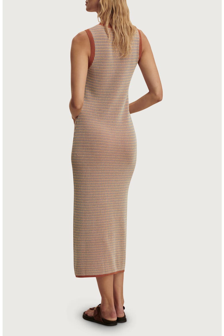 Albane Knit Cotton Midi Dress, Alternate, color, CARAMEL CLAY