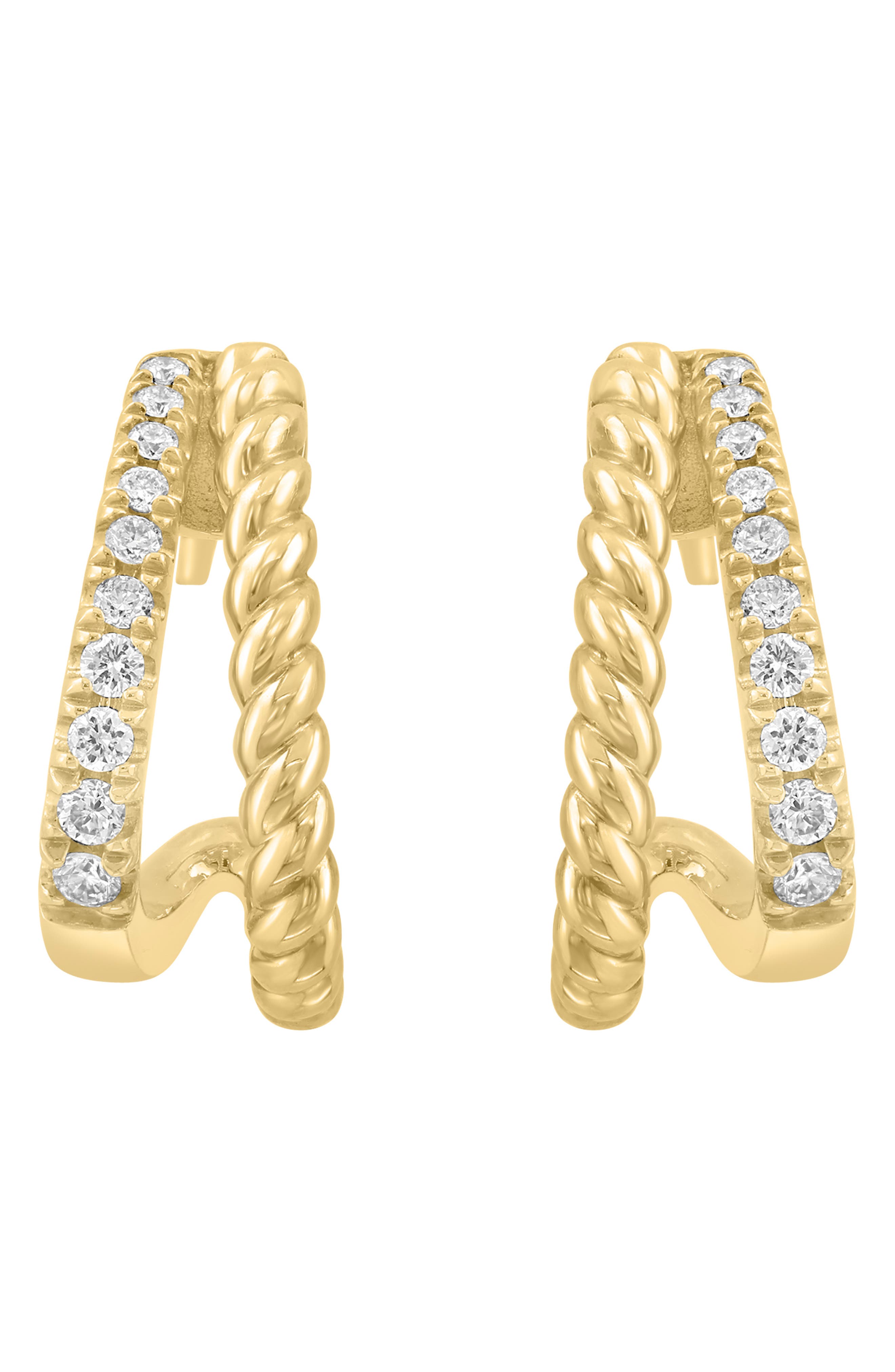 EFFY Diamond Hoop Earrings