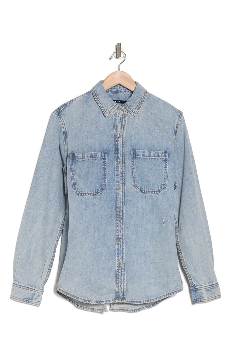 Ksubi West End Chambray Shirt, Main, color, 