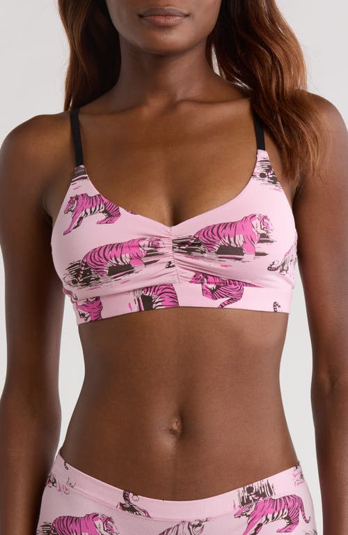 Meundies Feelfree Bra In Pink