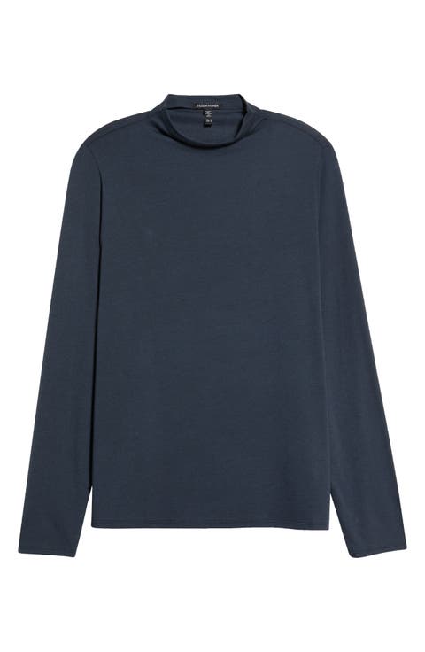 Funnel Neck Long Sleeve Top