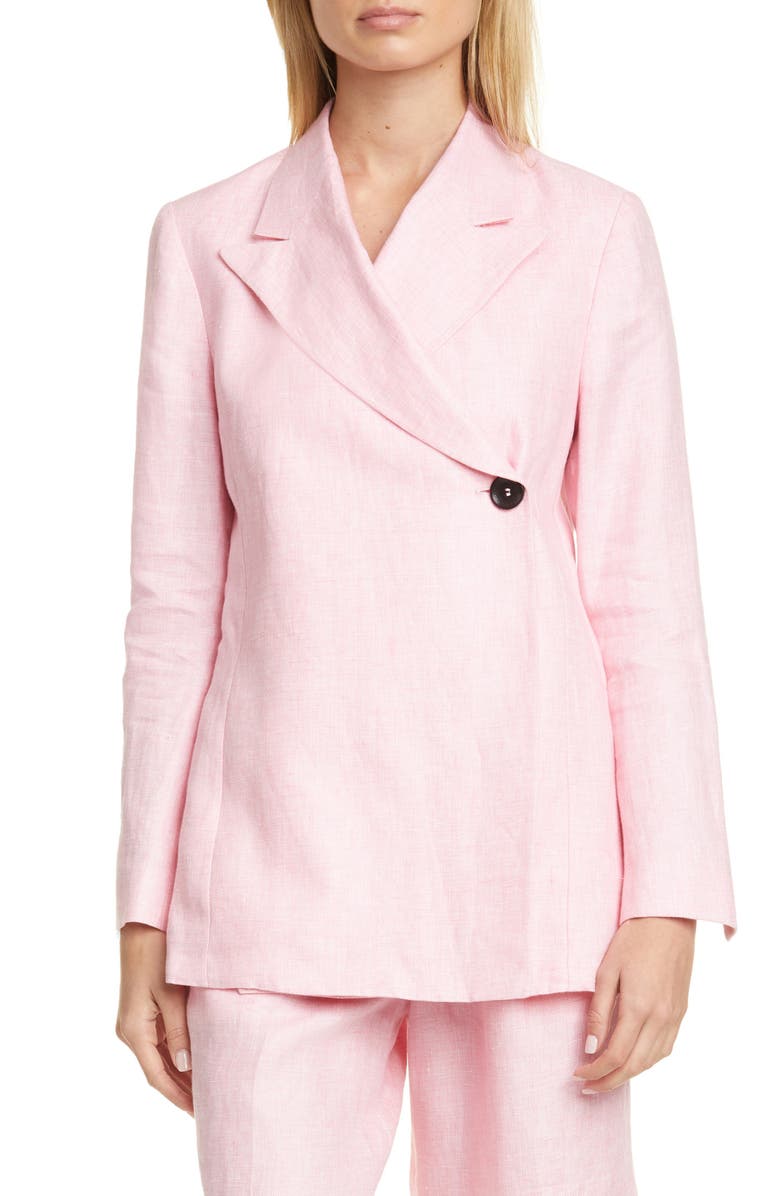 REMAIN Birger Christensen Viv Linen Blazer, Main, color, 