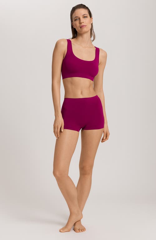 Hanro Touch Feeling Sports Bra In Purple