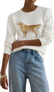 Lauren Ralph Lauren Golden Retriever Intarsia Cotton Sweater