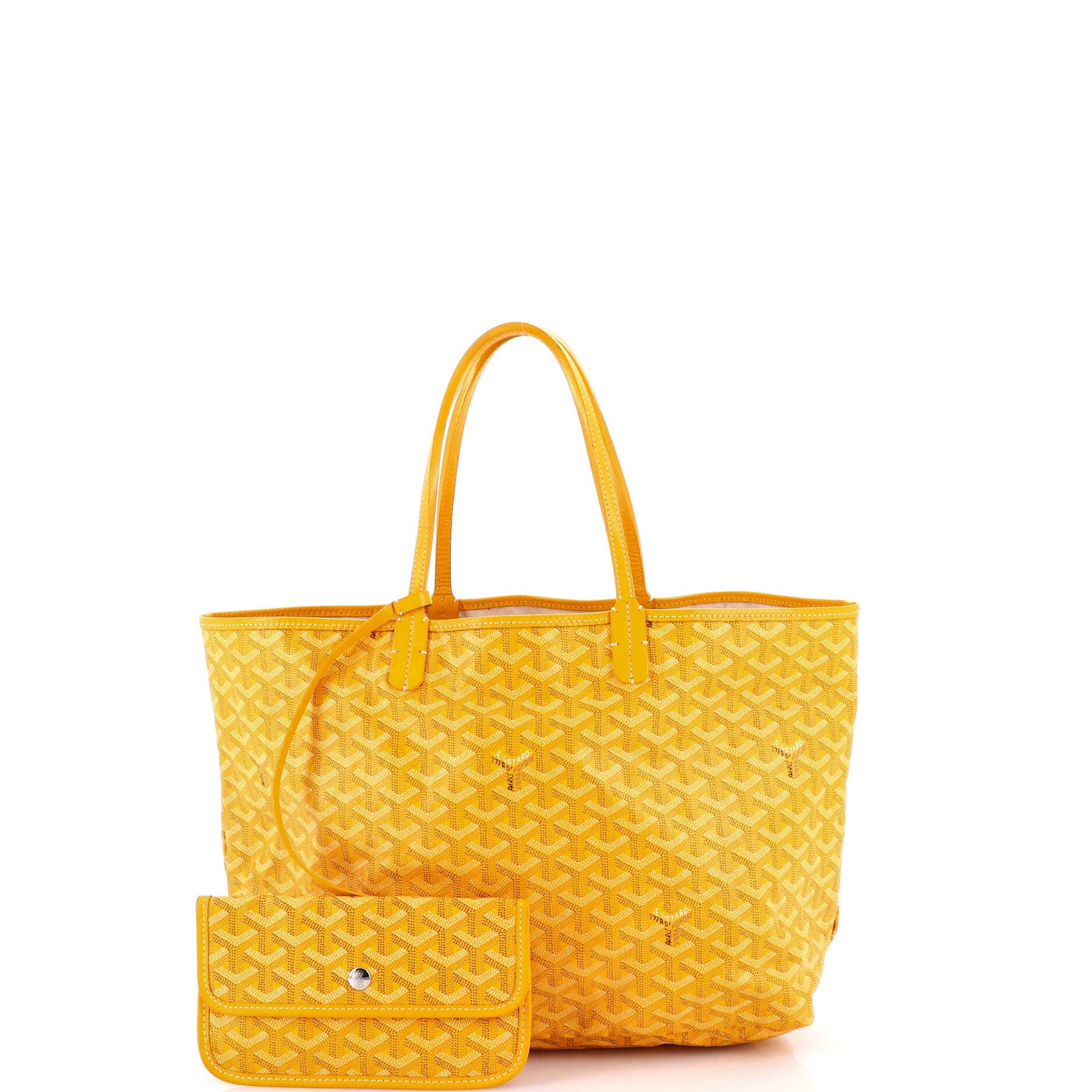 Pre-Owned Goyard Saint Louis Tote Coated Canvas PM, Alternate, color, Yellow