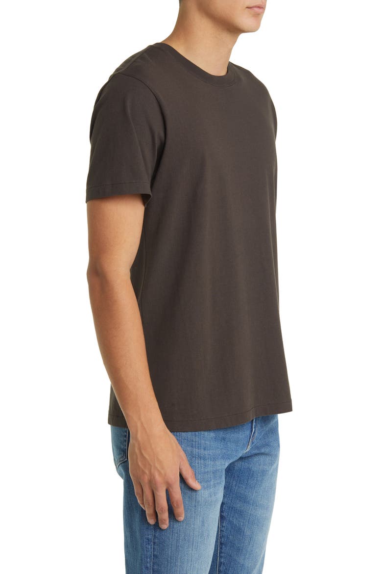 Logo Cotton T-Shirt, Alternate, color, MARRON