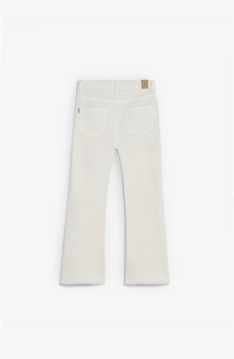Scalpers Basic Flare Pants Girls, Alternate, color, Offwhite