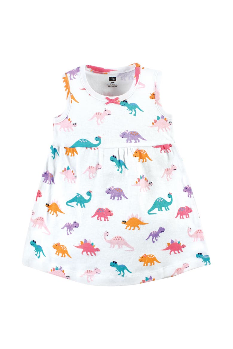Cotton Dress and Cardigan Set, Alternate, color, Cute-A-Saurus