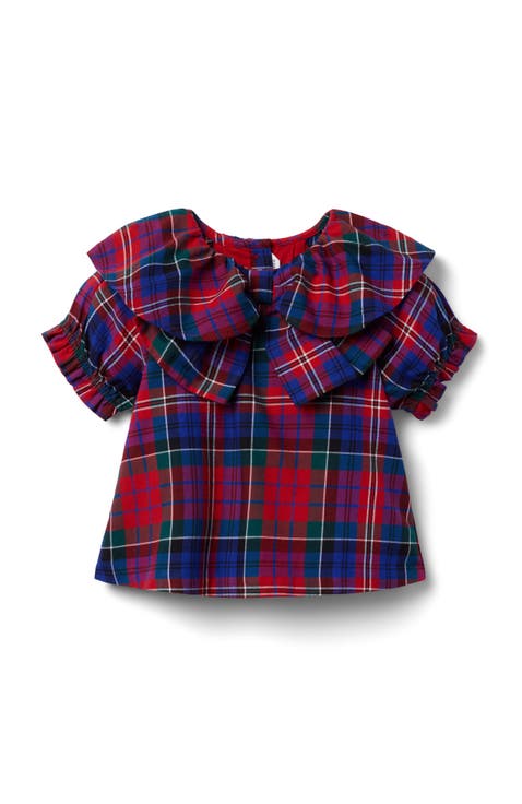 The Tartan Collar Bow Top (Toddler)