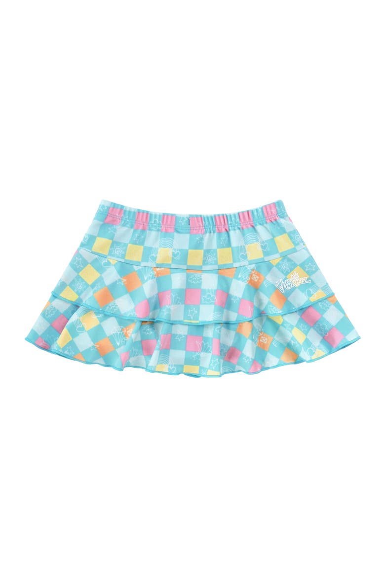 Sunny Swim Skirt, Alternate, color, Treasure Checkers