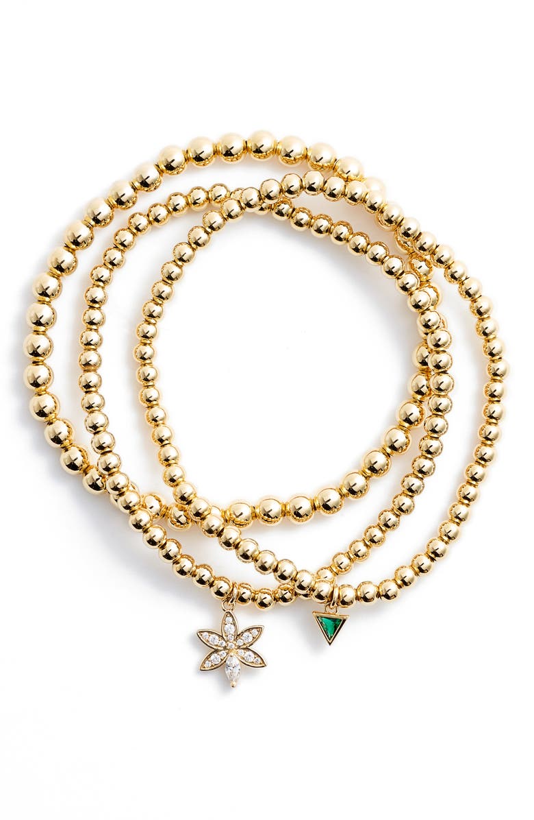 Nordstrom Set of 3 Beaded Bracelets, Alternate, color, 