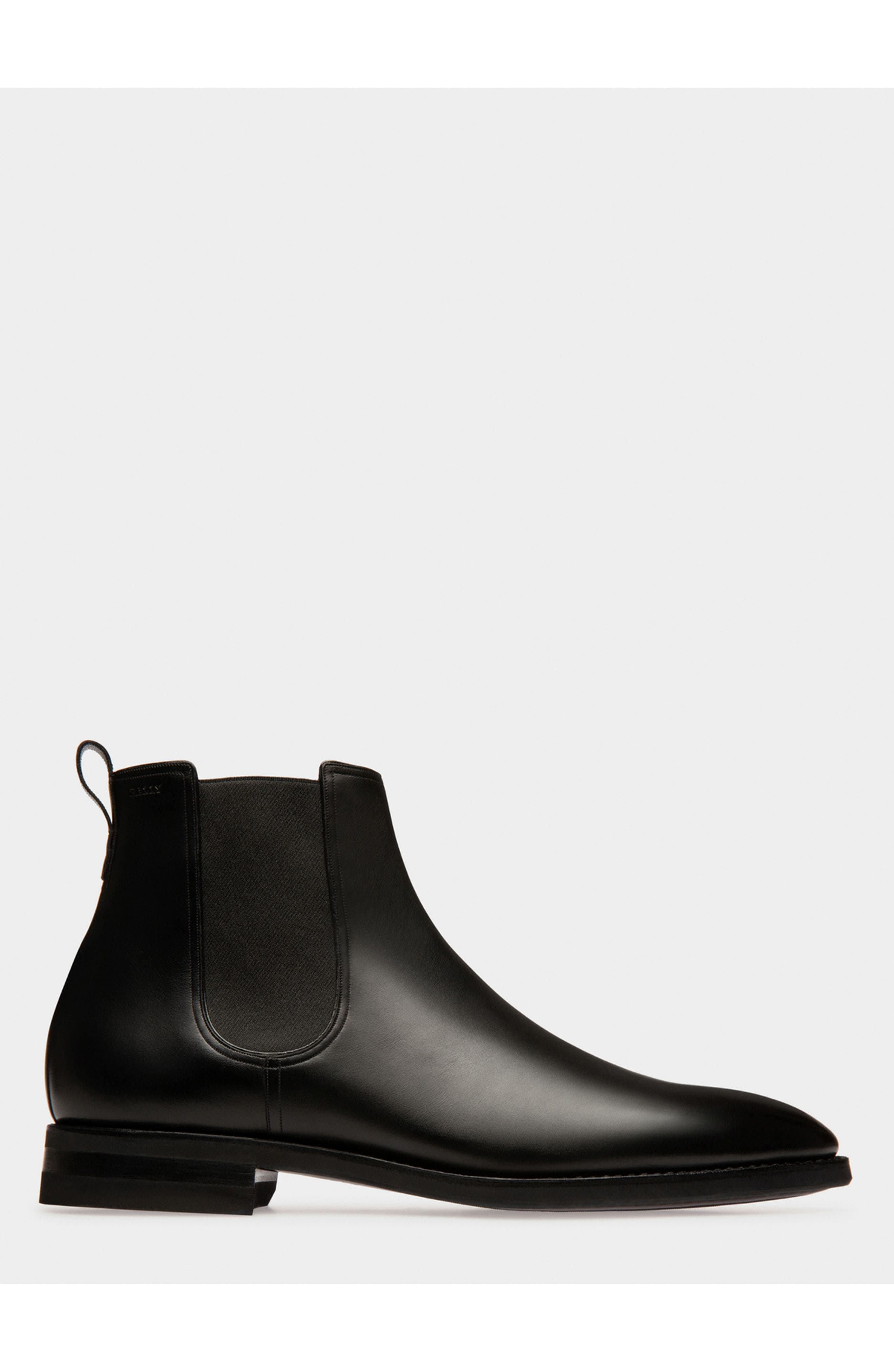 Bally Scribe Novo Booties In Calf Leather, Main, color, Black
