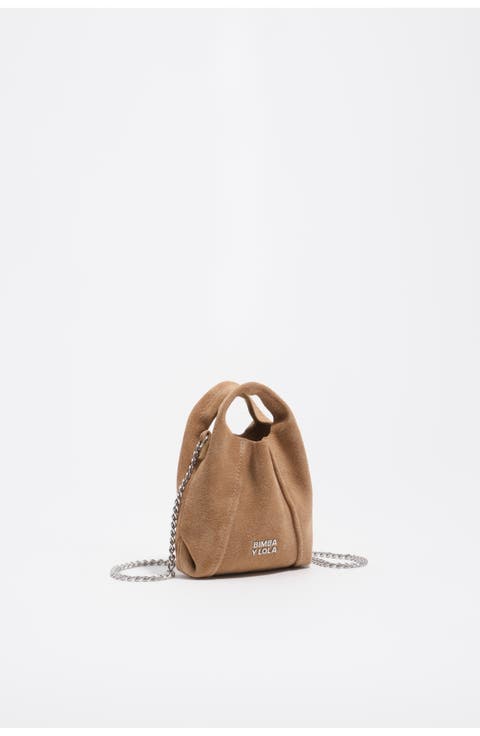 Leather Micro Chain Bag