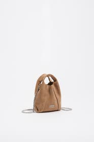 Bimba y Lola Leather Micro Chain Bag