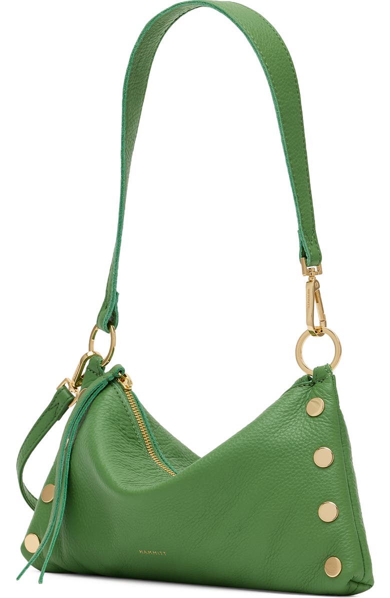 HAMMITT Kyle Leather Shoulder Bag, Alternate, color, Dill/ Gold