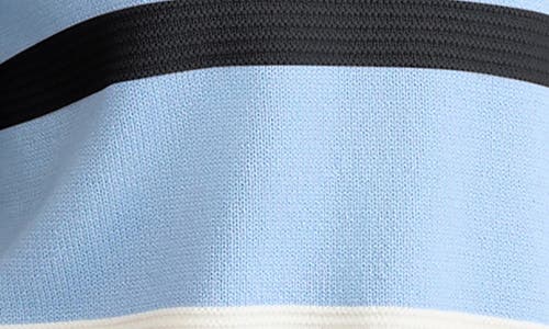 Jones New York Stripe Crewneck Sweater In Blue