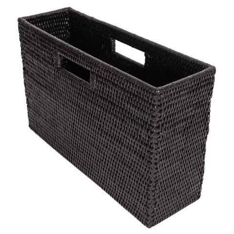 Artifacts Rattan Rectangular Magazine Holder