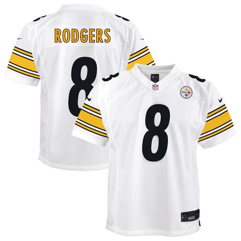 Youth Nike Aaron Rodgers White Pittsburgh Steelers  Game Jersey