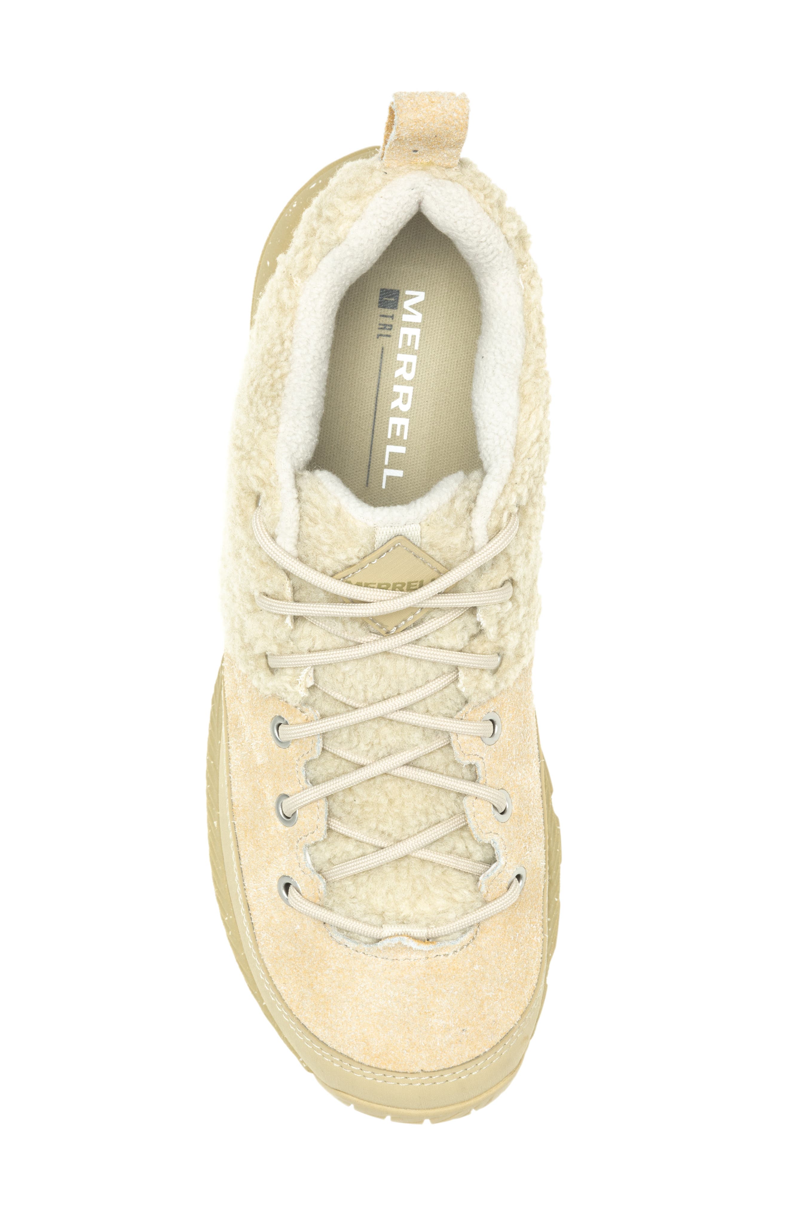 MQM Ace 1TRL Fleece Lined Sneaker, Alternate, color, KHAKI/ OYSTER