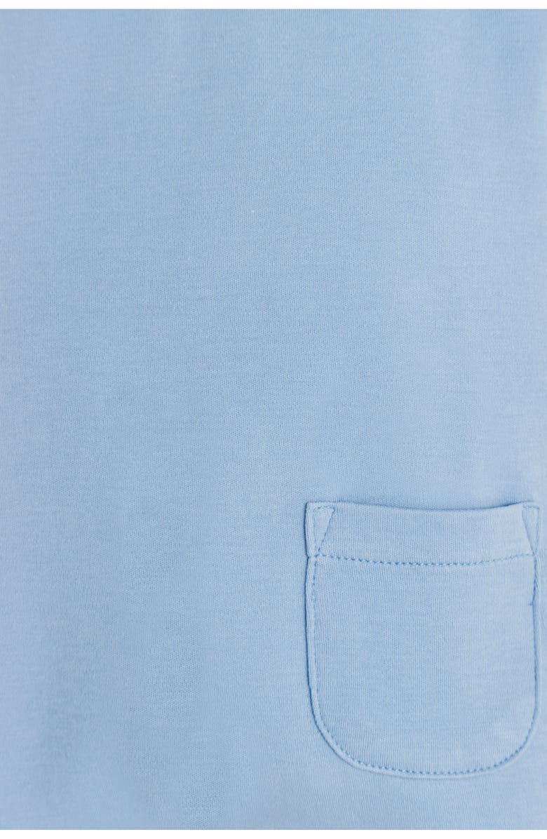 Babycottons Premium Peruvian Pima Cotton Essentials Polo Romper for Infant, Alternate, color, Light Blue