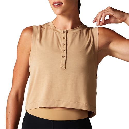 Tavi Henley Muscle Tank In Brown