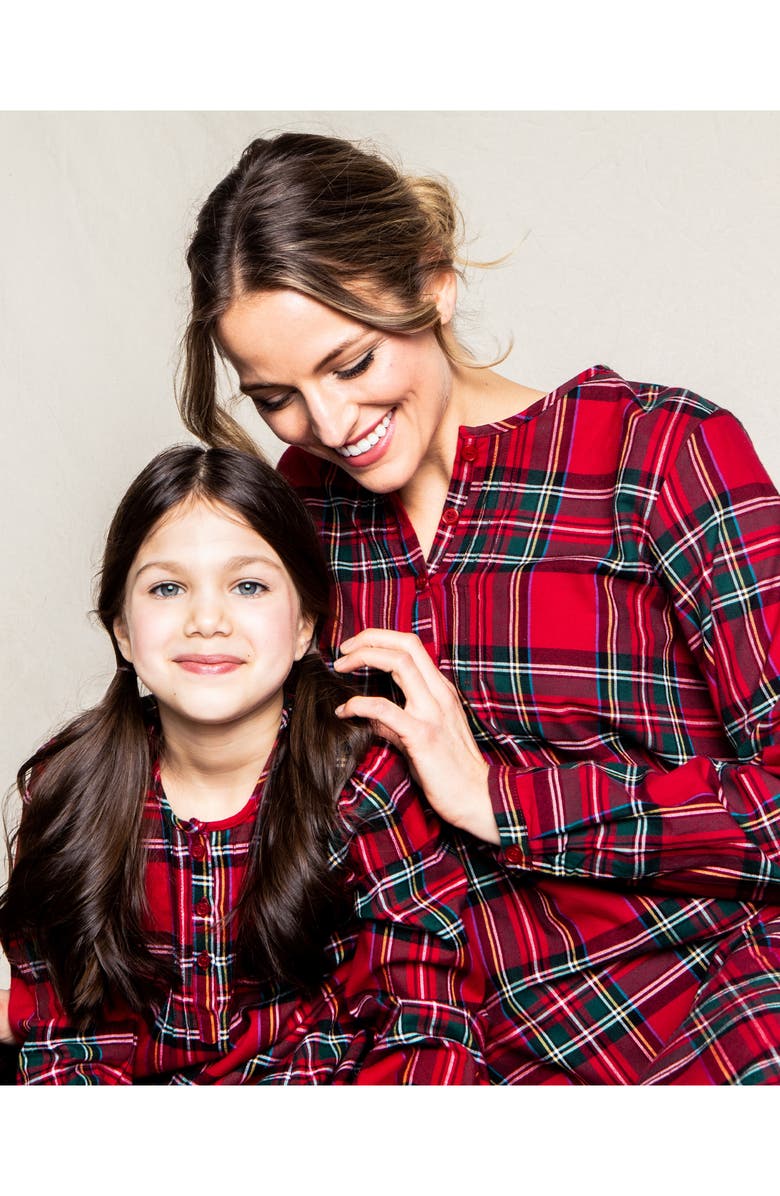 Petite Plume Kids' Beatrice Tartan Nightgown, Alternate, color, 