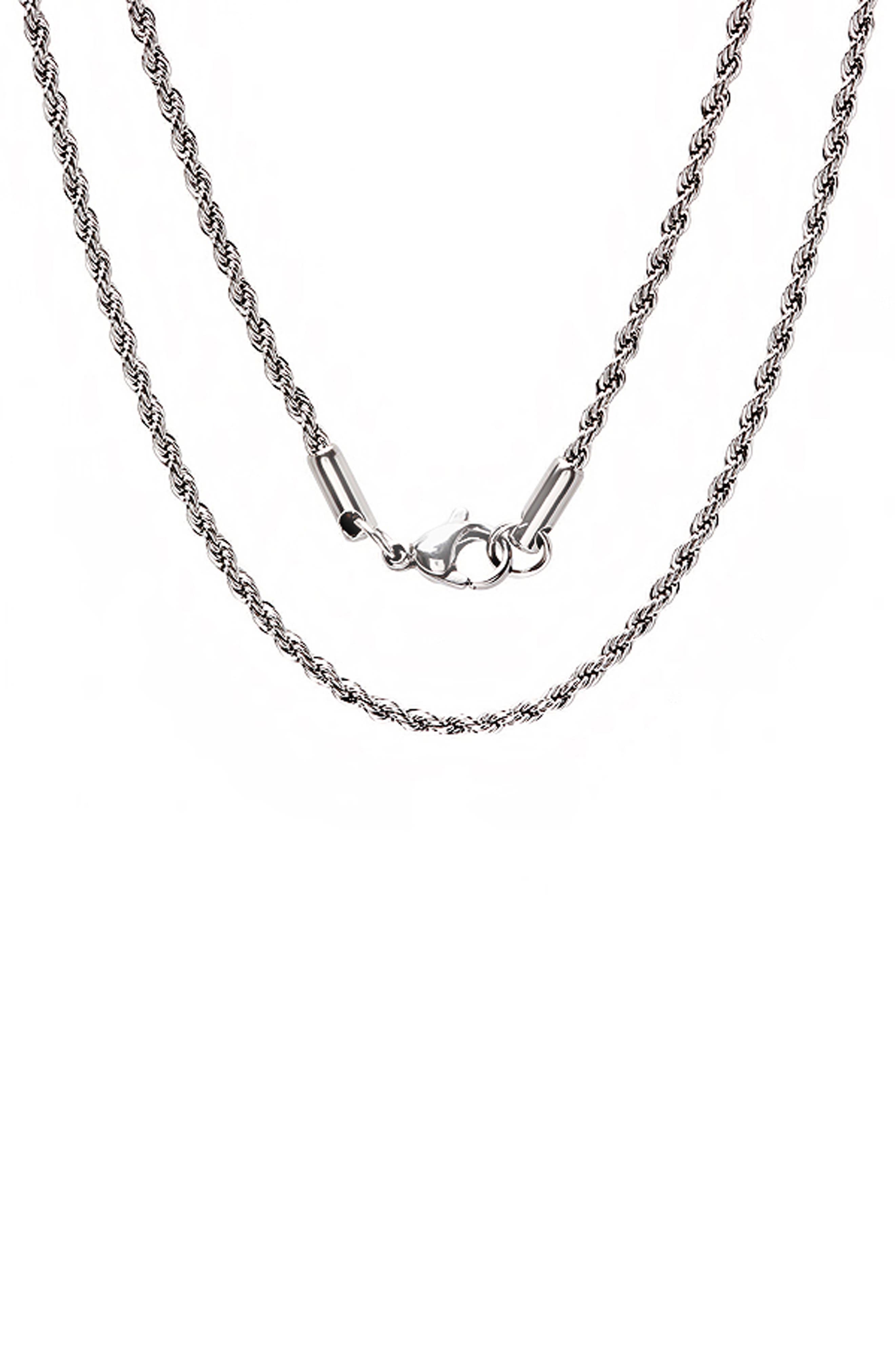 Men's Rope Chain Necklace