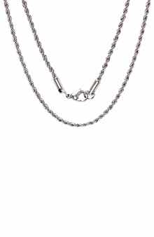Men's Rope Chain Necklace