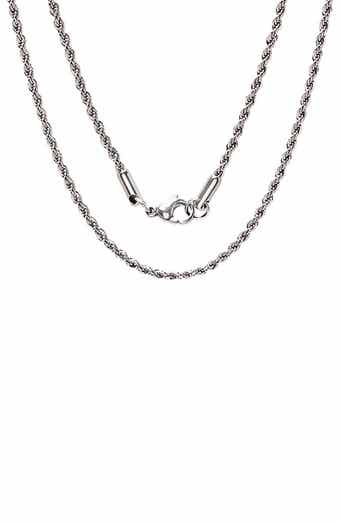 Men's Rope Chain Necklace
