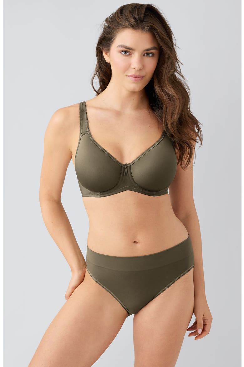 Basic Beauty Spacer Underwire T-Shirt Bra, Alternate, color, BUNGEE CORD