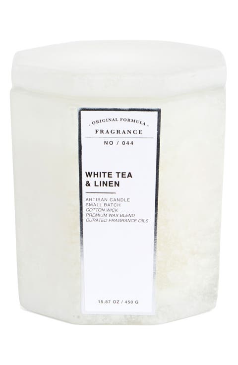 Sandblasted Scented Jar Candle