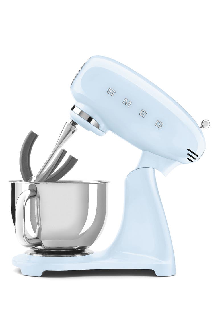 '50s Retro Style Stand Mixer, Alternate, color, PASTEL BLUE