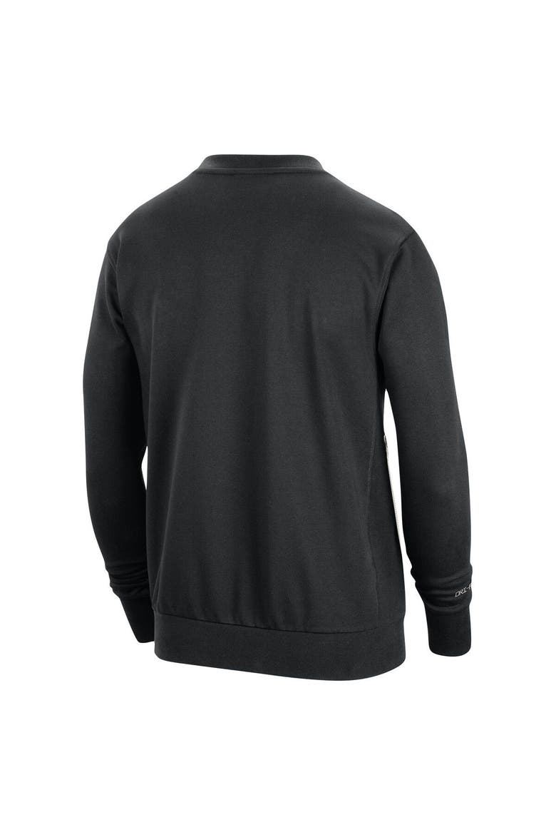 Men's Nike Black Phoenix Suns 2023/24 Authentic Standard Issue Travel Performance Pullover Sweatshirt, Alternate, color, Black