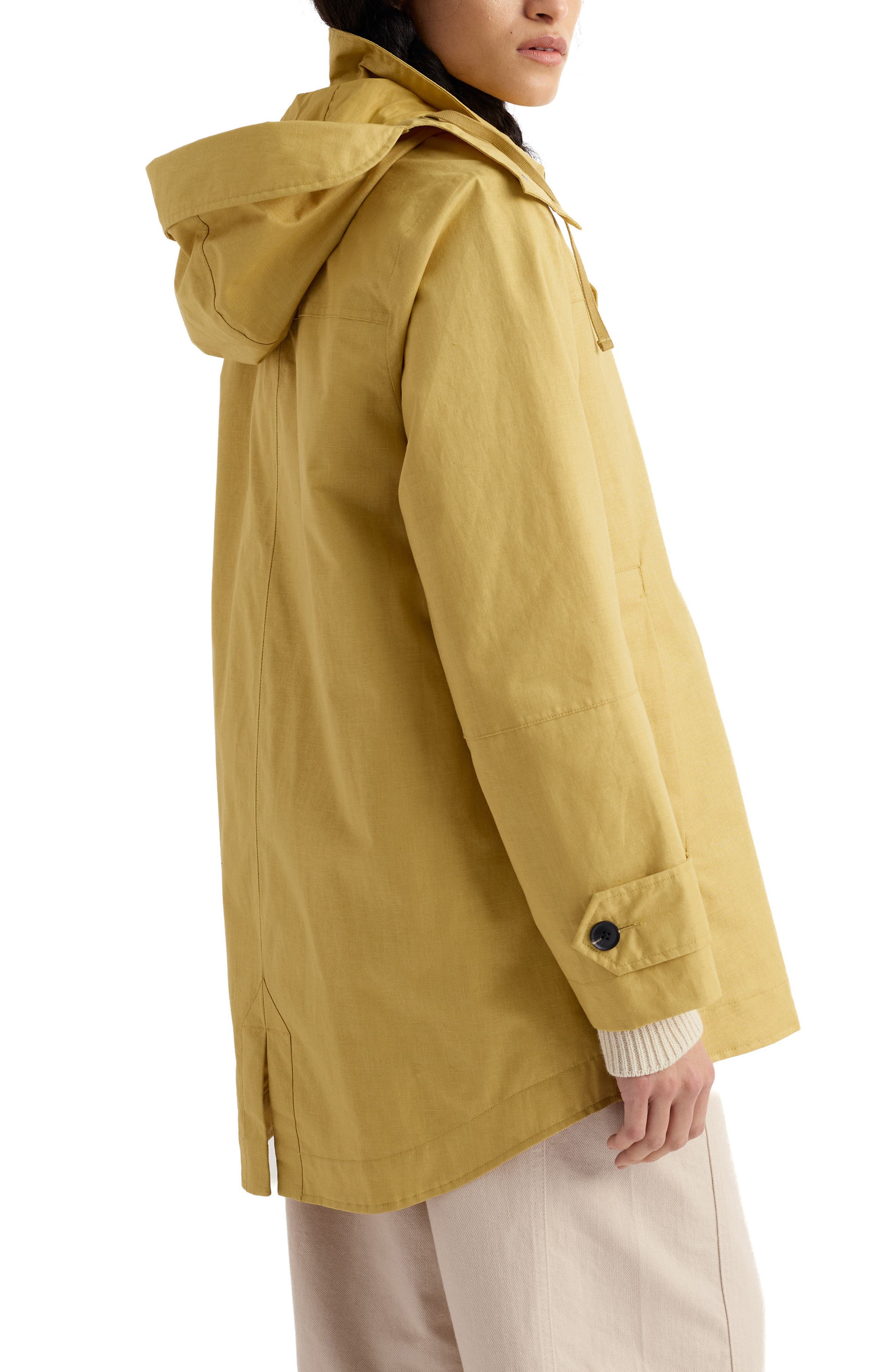 Sea Drift Waterproof Linen & Cotton Rain Coat - image 2