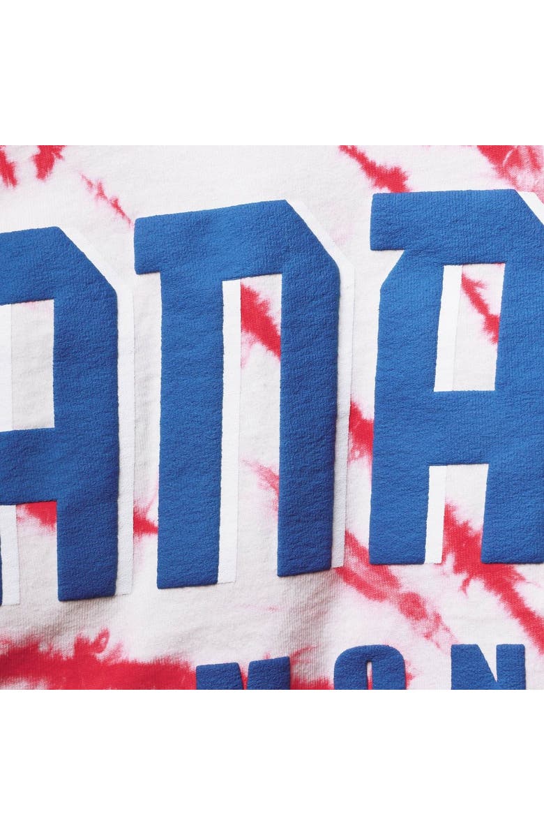 SPIRIT JERSEY Women's Red Montreal Canadiens Spiral Tie-Dye Long Sleeve T-Shirt, Alternate, color, Red