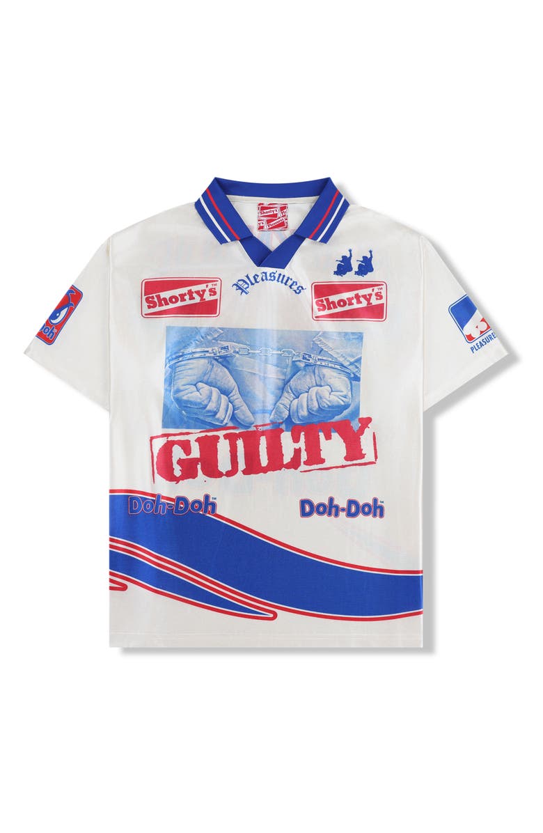PLEASURES Guilty Soccer Jersey, Alternate, color,