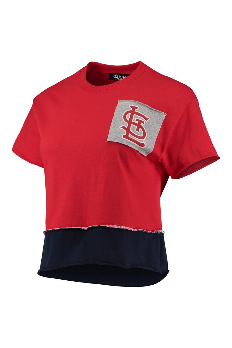 Women's Refried Apparel Red St. Louis Cardinals Cropped T-Shirt, Alternate, color, Red