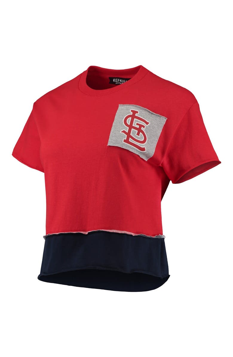 REFRIED APPAREL Women's Refried Apparel Red St. Louis Cardinals Cropped T-Shirt, Alternate, color, Red