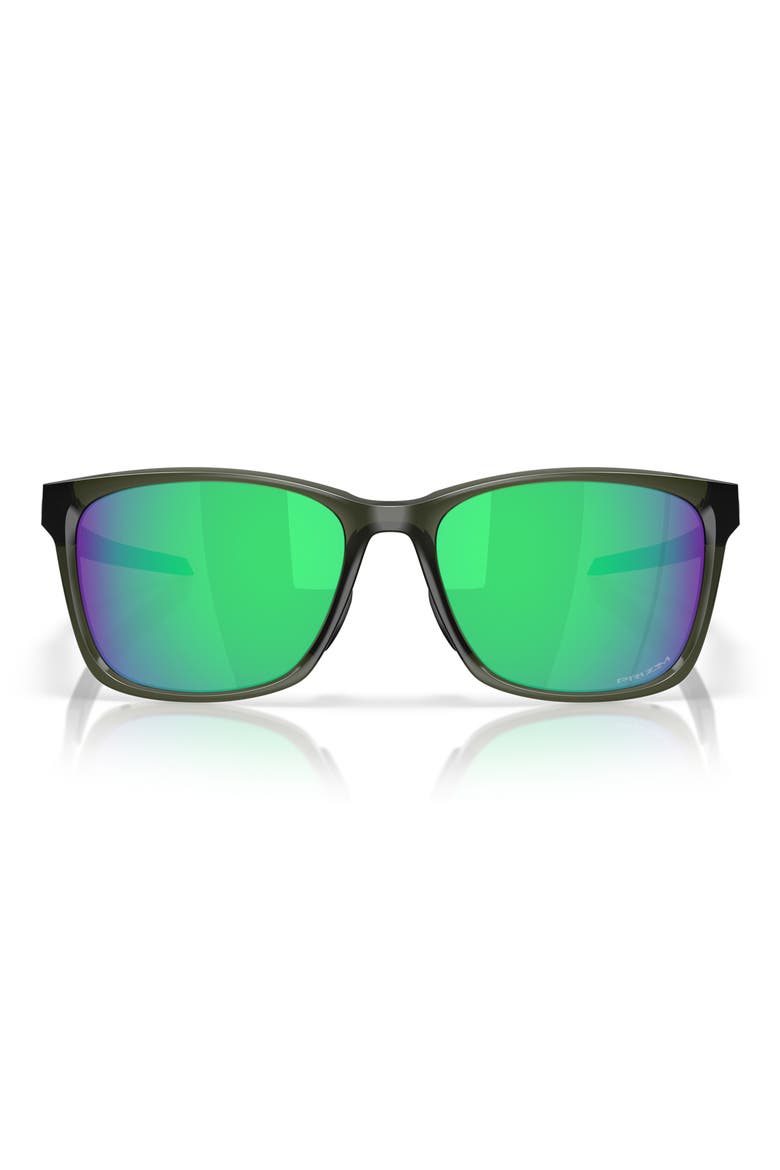 57mm Prizm™ Polarized Square Sunglasses, Main, color, OLIVE
