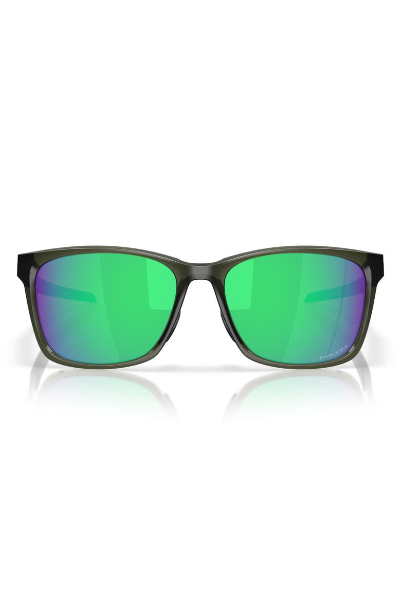 Oakley 57mm Prizm<sup>™</sup> Polarized Square Sunglasses, Main, color, Olive